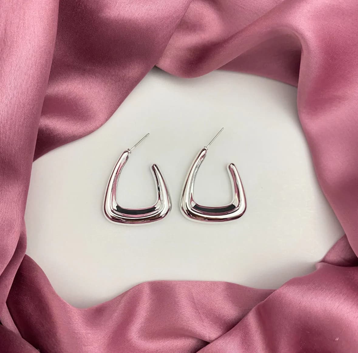 Triangle Stud Earrings